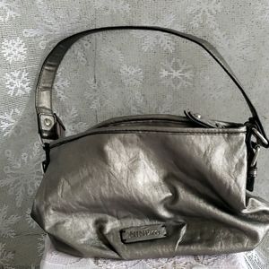 NINE&co metallic shoulder purse
